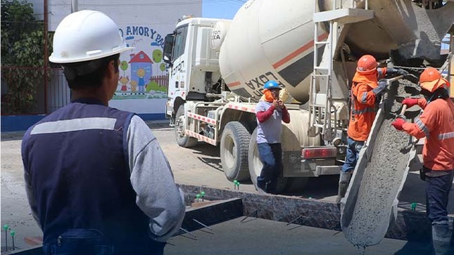 Alcalde supervisa obra de pavimentación del SECTOR II EL TABLAZO
