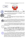 Vista preliminar de documento Resolucion Directoral N° 003818-2024