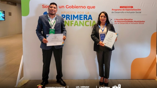 Archivo PDF de la Alcaldesa de la Municipalidad de Provincial de Paucartambo, Lic. Miriam Hancco Huallpa, Recibe Reconocimiento del Ministerio de Desarrollo e Inclusión Social por Trabajar en Favor de la Primera Infancia y la Lucha Contra la Anemia