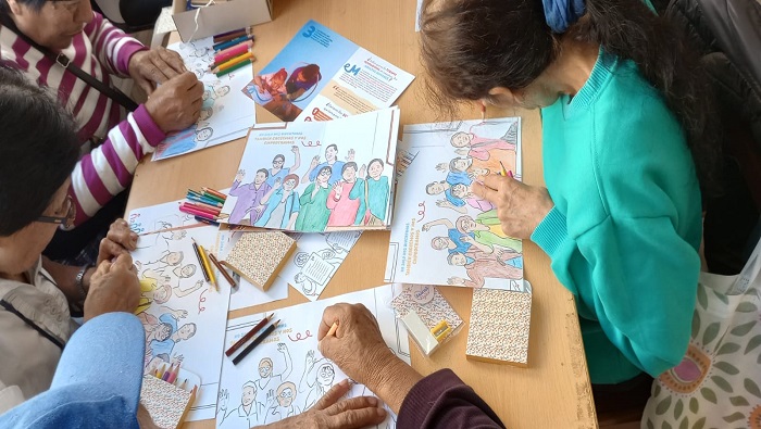 adultos mayores participaron de la actividad "Gracias hijito"