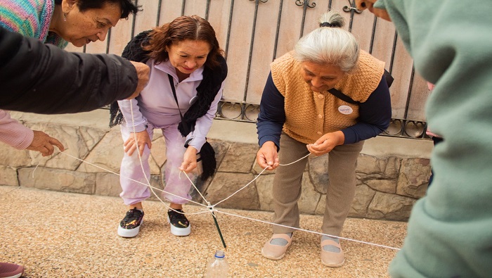 adultos mayores participaron de la actividad "Gracias hijito"