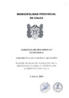 Vista preliminar de documento PLAN DE REVALORACIÓN DE LA IDENTIDAD CULTURAL Y ARTISTICA DE LA PROVINCIA De CALCA