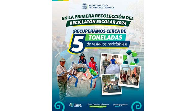 Primera recolección de la reciclatón fue un éxito