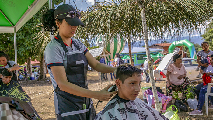 San Martín: Llevan atenciones médicas y plataformas del Estado a más de 200 familias de caserío de Pólvora