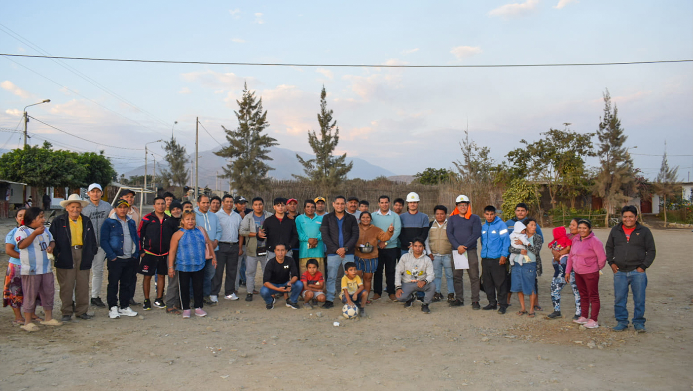 Iniciamos la construcción del Campo deportivo "Huacrachucro"