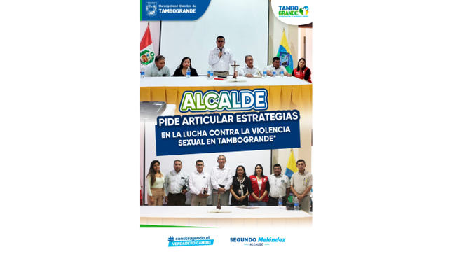 ALCALDE PIDE ARTICULAR ESTRATEGIAS EN LA LUCHA CONTRA LA VIOLENCIA SEXUAL EN TAMBOGRANDE