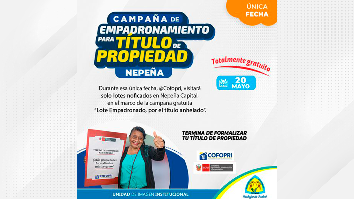 Empadronamiento solo para la Capital Nepeña