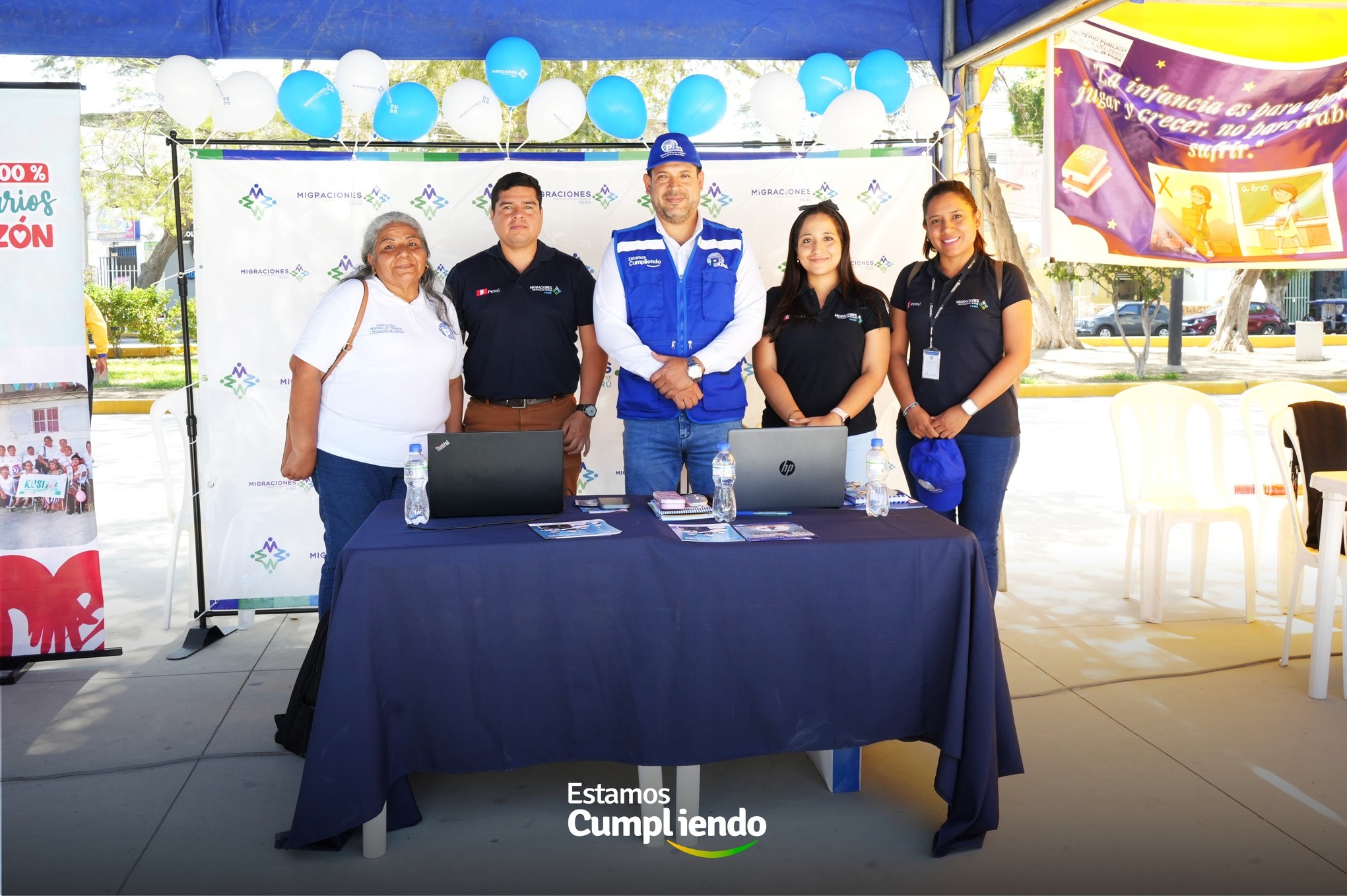 Trabajo Infantil de Piura (CDRPETI), de la DRTPE Piura, organiz贸 la Feria Informativa Multisectorial,