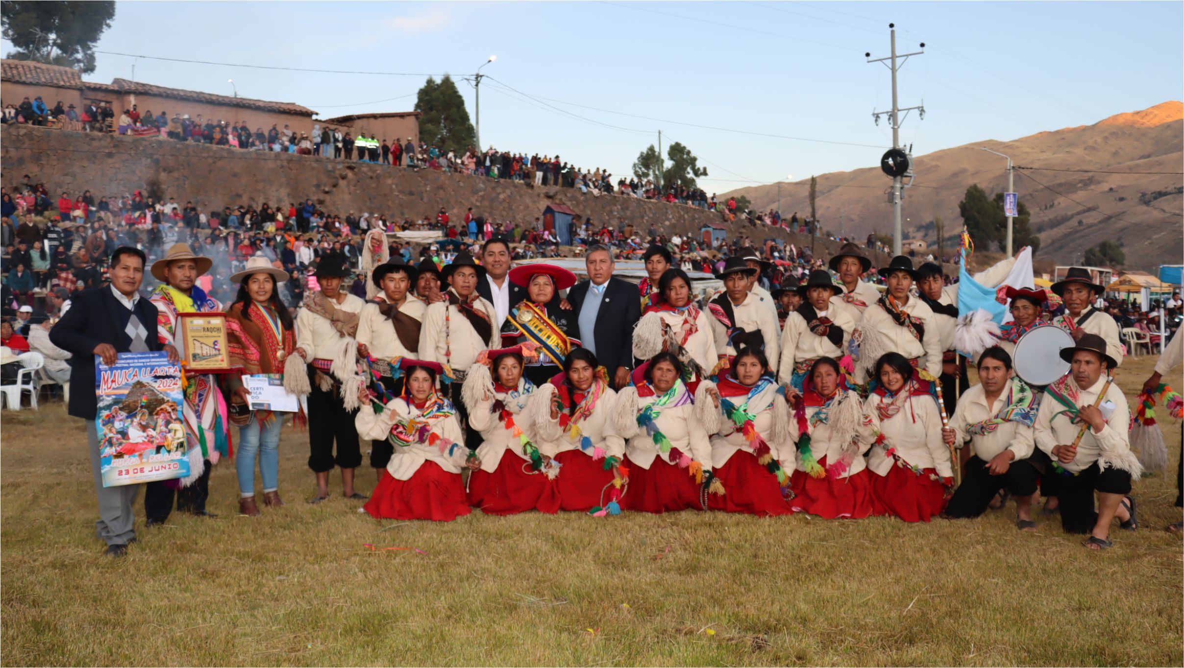 Noñoa participa en el Festival de danzas Rajchi 2024 con el tradicional “K´ajchas de Nuñoa”