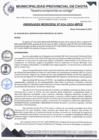 Vista preliminar de documento ORDENANZA MUNICIPAL N° 016-2024-MPCH.