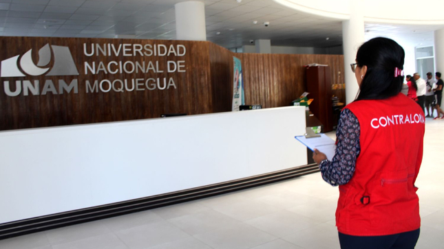Moquegua.- La Contraloría General comunicó siete situaciones adversas en la programación y ejecución del calendario académico 2024-I de la Universidad Nacional de Moquegua (UNAM), hechos que afectarían a más de 2800 jóvenes de la comunidad universitaria en Ilo y Moquegua.