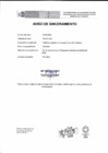 Vista preliminar de documento AVISO DE SINCERAMIENTO - VIATICOS Y PASAJES
