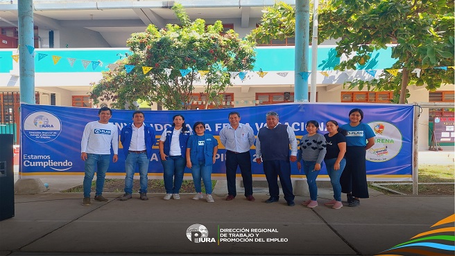  La Dirección Regional de Trabajo y Promoción del Empleo - Piura, en coordinación con Plan Internacional y la I.E. Ricardo Palma Casagrande