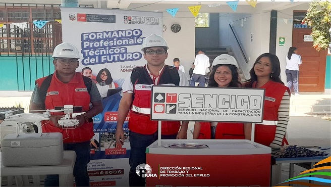  La Dirección Regional de Trabajo y Promoción del Empleo - Piura, en coordinación con Plan Internacional y la I.E. Ricardo Palma Casagrande