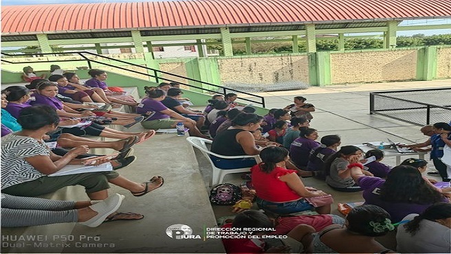 Mujeres emprendedoras del distrito de La Matanza - Morropón, participaron de la "Orientación para el Emprendimiento"
