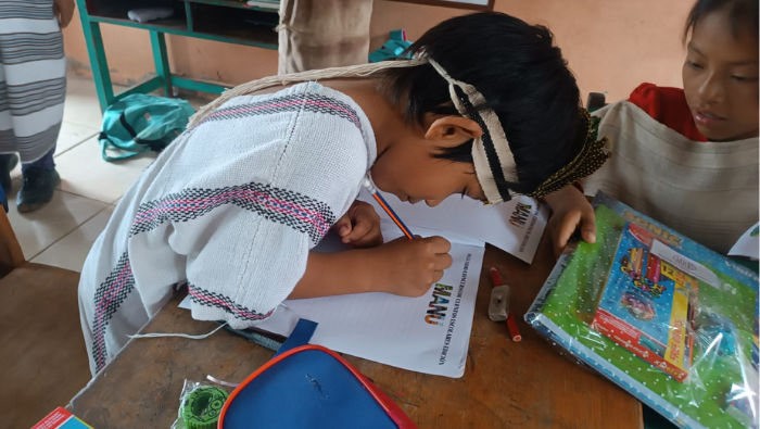 Cancillería e Indecopi anuncian el lanzamiento de concurso de cuentos infantiles en la provincia de Manu, Madre de Dios