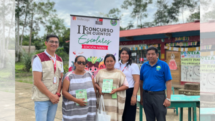 Cancillería e Indecopi anuncian el lanzamiento de concurso de cuentos infantiles en la provincia de Manu, Madre de Dios