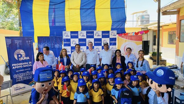 GORE entrega mobiliario escolar a la IE 364 Catacaos y a la IE José Abelardo Quiñones de Castilla