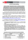 Vista preliminar de documento Convocatoria para la Presentación de Expedientes del Proceso de Contratación Docente y No Docente para las Instituciones Educativas por Evaluación de Expedientes 2024 
