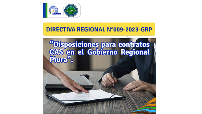 DIRECTIVA REGIONAL N°009-2023/GRP