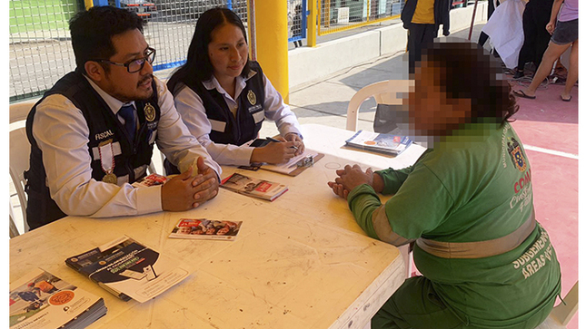 Comas: Fiscalía participa en feria para prevenir y orientar sobre la violencia contra las mujeres e integrantes del grupo familiar
