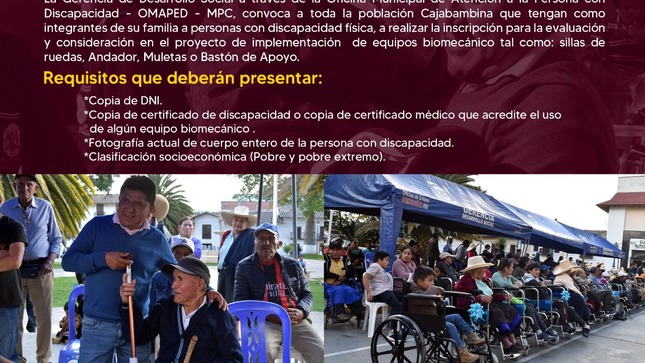  ¡Atención Cajabambinos! 
