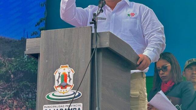 Ministro del interior se compromete con la seguridad de Cajabamba 