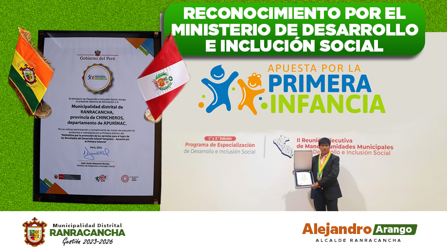 Estos logros caracteriza ser una gestión con sensibilidad que se preocupa por la primera infancia, la niñez, adolescencia y juventud.