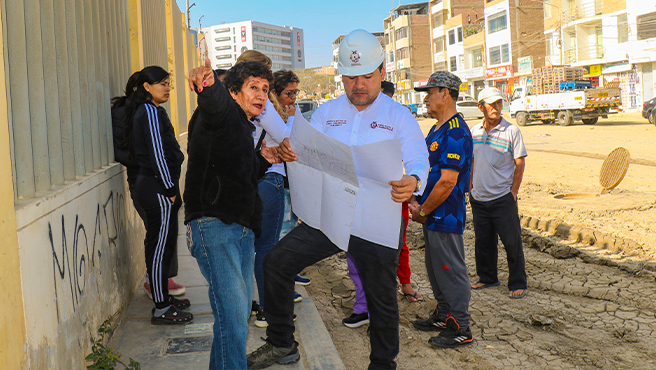 En un trabajo articulado con EPSEL, llegó de inmediato al llamado de los pobladores del PJ "El Progreso" en Chiclayo.