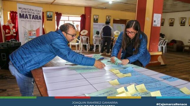 📌La Municipalidad Provincial de Cajamarca ha iniciado los trabajos del Plan Local de Desarrollo Concertado (PLDC) 2024 con la realización de talleres participativos.
✅Estos talleres se llevarán a cabo en cada uno de los distritos de nuestra provincia, comenzando hoy en el distrito de Matara, con la participación de diversos representantes de organizaciones públicas y privadas del distrito, la cual se llevó a cabo en el auditorio de dicha municipalidad.
✍De esta manera nuestra municipalidad a través del área de planificación y presupuesto, desarrollará dichos talleres para una mejor elaboración del PLDC a miras del 2035, con una Cajamarca inclusiva, moderna y desarrollada
