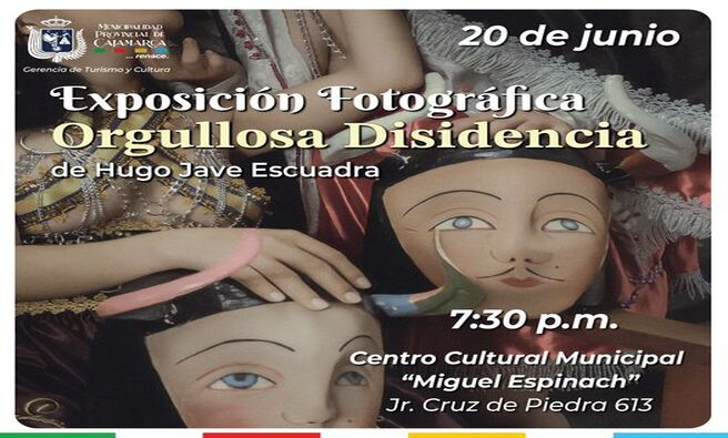 del fotógrafo Hugo Jave Escuadra. 🕢 La cita es este 20 de junio a las 7:30 p.m. en el 📍 Centro Cultural Municipal "Miguel Espinach".