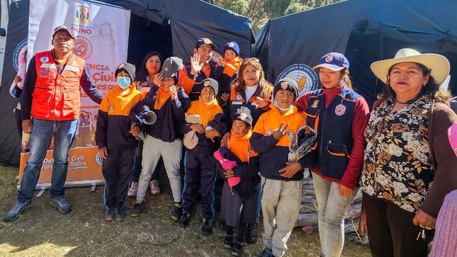 MPP brinda apoyo humanitario en el distrito de Tiquillaca, centro poblado de Conduriri para enfrentar el descenso de temperaturas