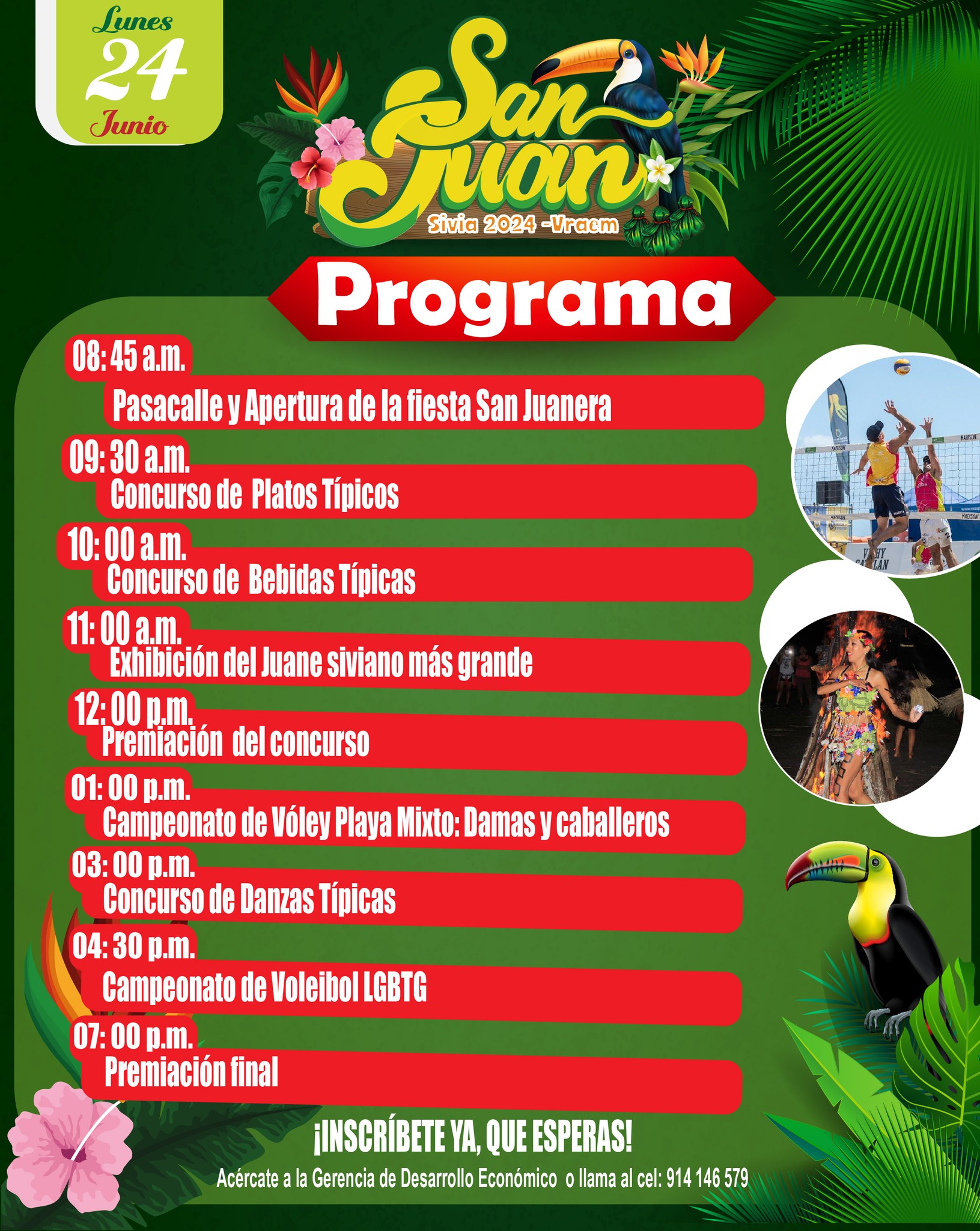Fiesta de San Juan Sivia 2024 Programa
