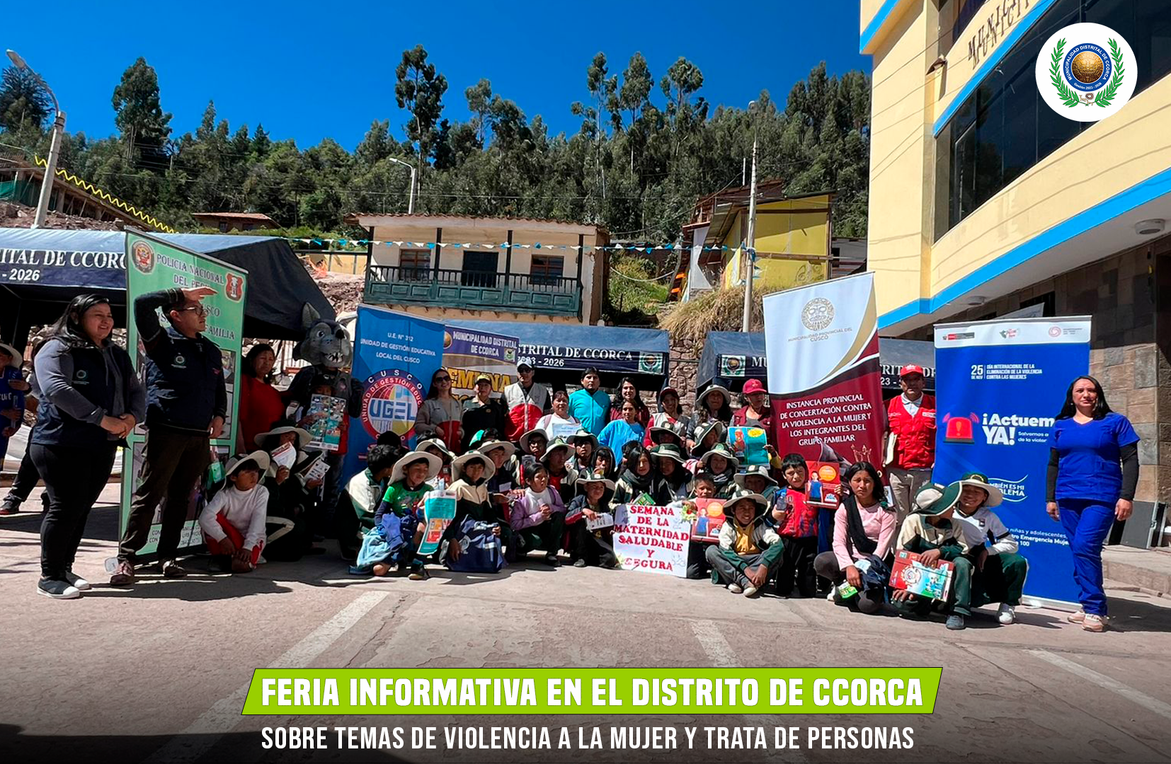 Feria Informativa en el distrito de Ccorca