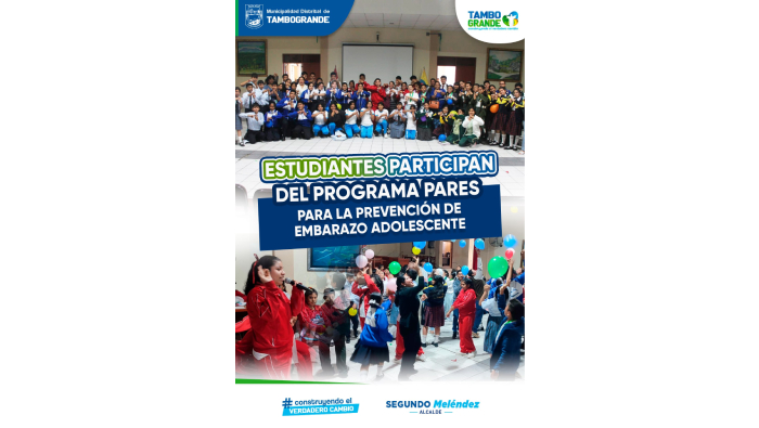 𝗘𝗦𝗧𝗨𝗗𝗜𝗔𝗡𝗧𝗘𝗦 𝗣𝗔𝗥𝗧𝗜𝗖𝗜𝗣𝗔𝗡 𝗗𝗘𝗟 𝗣𝗥𝗢𝗚𝗥𝗔𝗠𝗔 𝗣𝗔𝗥𝗘𝗦 𝗣𝗔𝗥𝗔 𝗟𝗔 𝗣𝗥𝗘𝗩𝗘𝗡𝗖𝗜𝗢́𝗡 𝗗𝗘 𝗘𝗠𝗕𝗔𝗥𝗔𝗭𝗢 𝗔𝗗𝗢𝗟𝗘𝗦𝗖𝗘𝗡𝗧𝗘