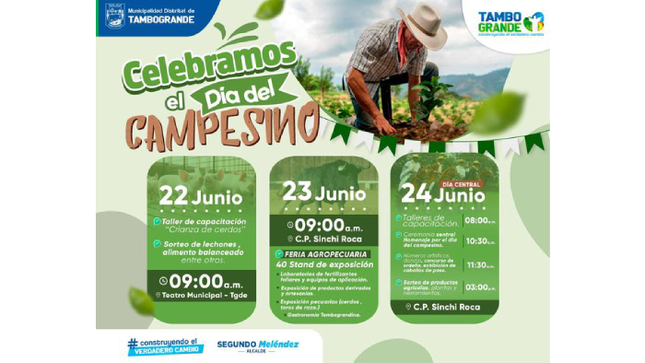 CELEBRAMOS EL DÍA DEL CAMPESINO