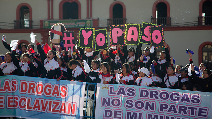 Puno: Organizan feria para prevenir el consumo y tráfico ilícito de drogas en Juliaca