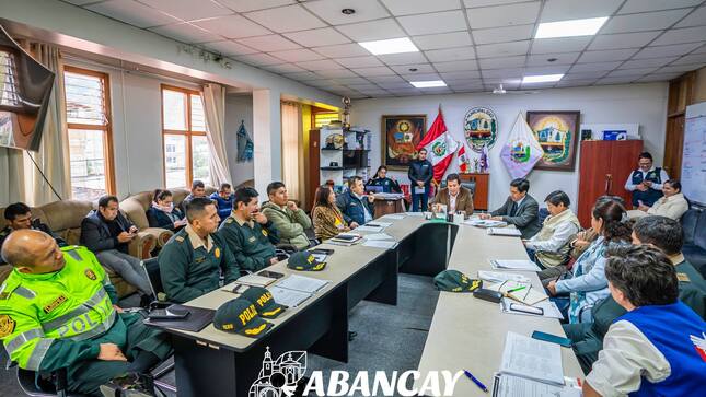  MPA: Reunión Del Comité Provincial De Seguridad Ciudadana : Avances Y Acuerdos Estratégicos. 