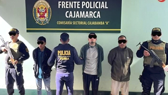 Fiscalía logra prisión preventiva contra tres investigados por extorsión en Cajamarca