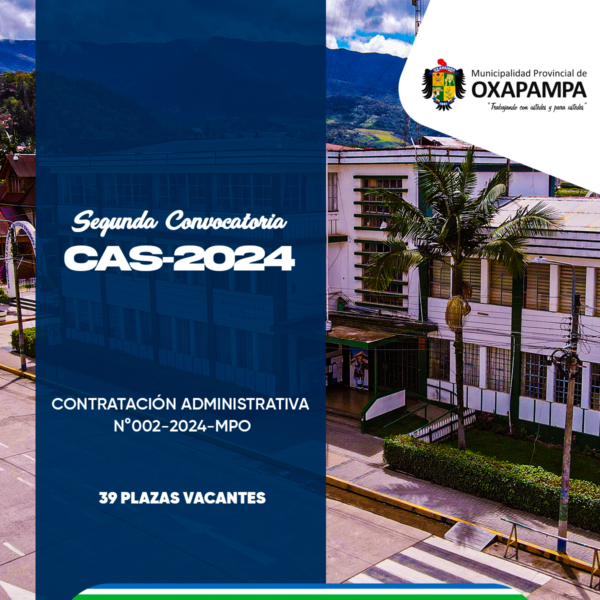 Convocatoria para la Contratacion Administrativa de Servicios (CAS) II 2024.