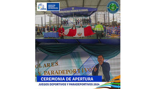 Con gran solemnidad y entusiasmo, en las instalaciones del coliseo San Sebastían, se realizó la ceremonia de apertura de los Juegos Deportivos y Paradeportivos 2024.