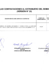 Vista preliminar de documento Versión 33ava (inclusión) - Contrataciones al Extranejro
