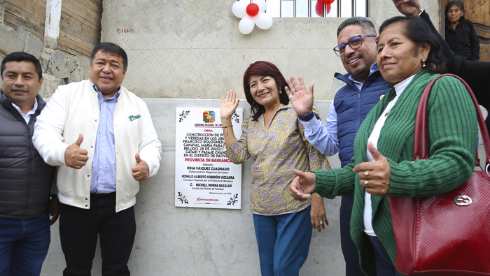 Mejoramos el tránsito con inauguración de pistas y veredas en 6 jirones, pasajes y calles en Pativilca