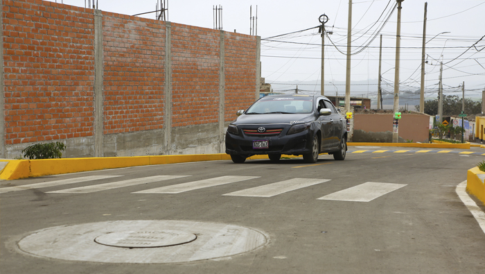 Mejoramos el tránsito con inauguración de pistas y veredas en 6 jirones, pasajes y calles en Pativilca