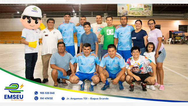 Primera victoria de nuestro equipo en el Campeonato de Fulbito Laboral 2024 organizado por el IPD Utcubamba.