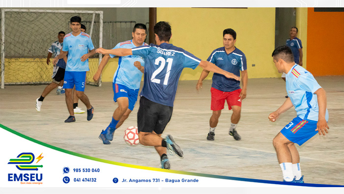 Primera victoria de nuestro equipo en el Campeonato de Fulbito Laboral 2024 organizado por el IPD Utcubamba.