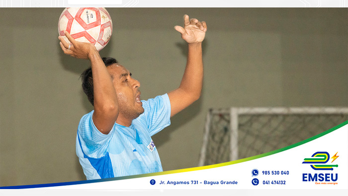 Primera victoria de nuestro equipo en el Campeonato de Fulbito Laboral 2024 organizado por el IPD Utcubamba.