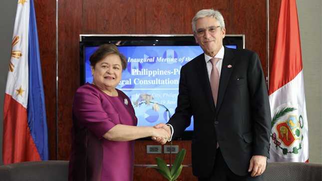 El Perú y Filipinas celebran su primera Reunión del Mecanismo de Consultas Políticas