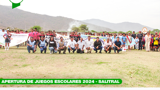 Apertura de juegos escolares 2024 - Salitral 