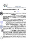 Vista preliminar de documento Resolucion Directoral N° 003863-2024
